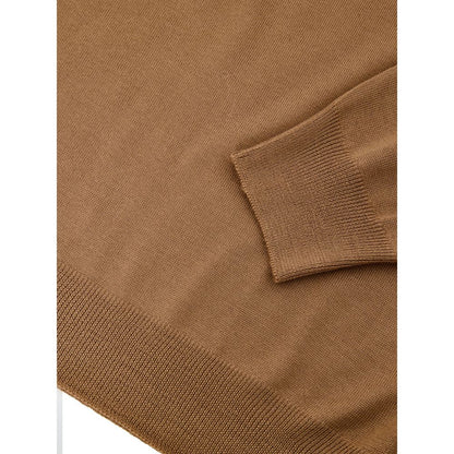Brown Wool Sweatshirt
