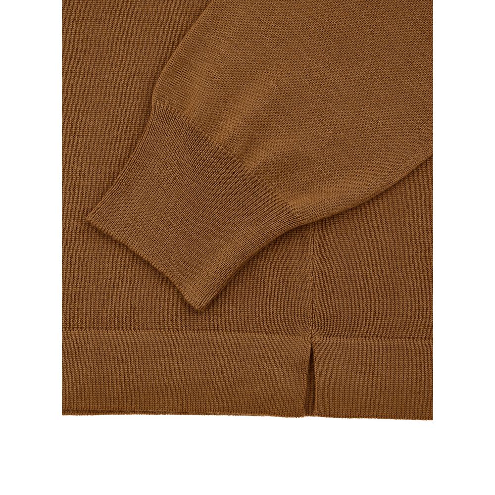 Brown Wool Sweatshirt