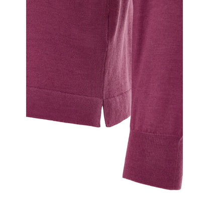 Purple Wool Sweatshirt
