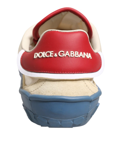DG Multicolor Leather Low Top Sneakers Shoes