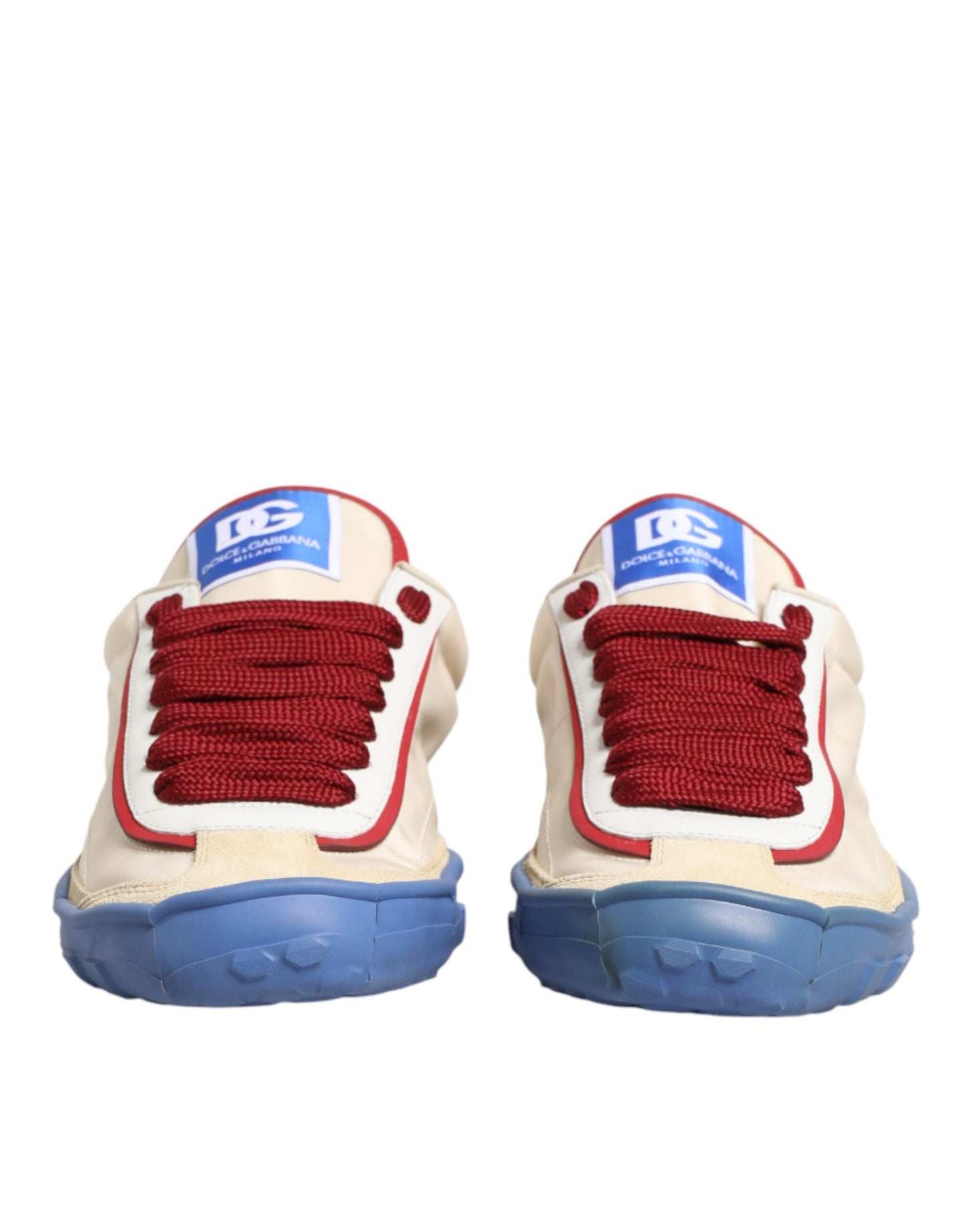 DG Multicolor Leather Low Top Sneakers Shoes