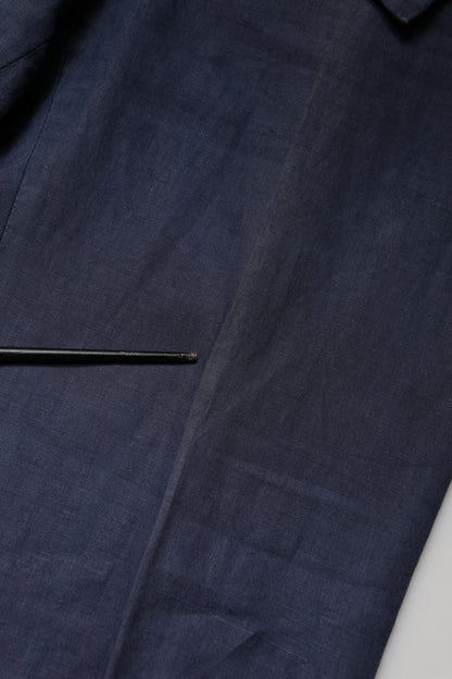 Navy Blue Skinny Chino Mid Waist Men Pants