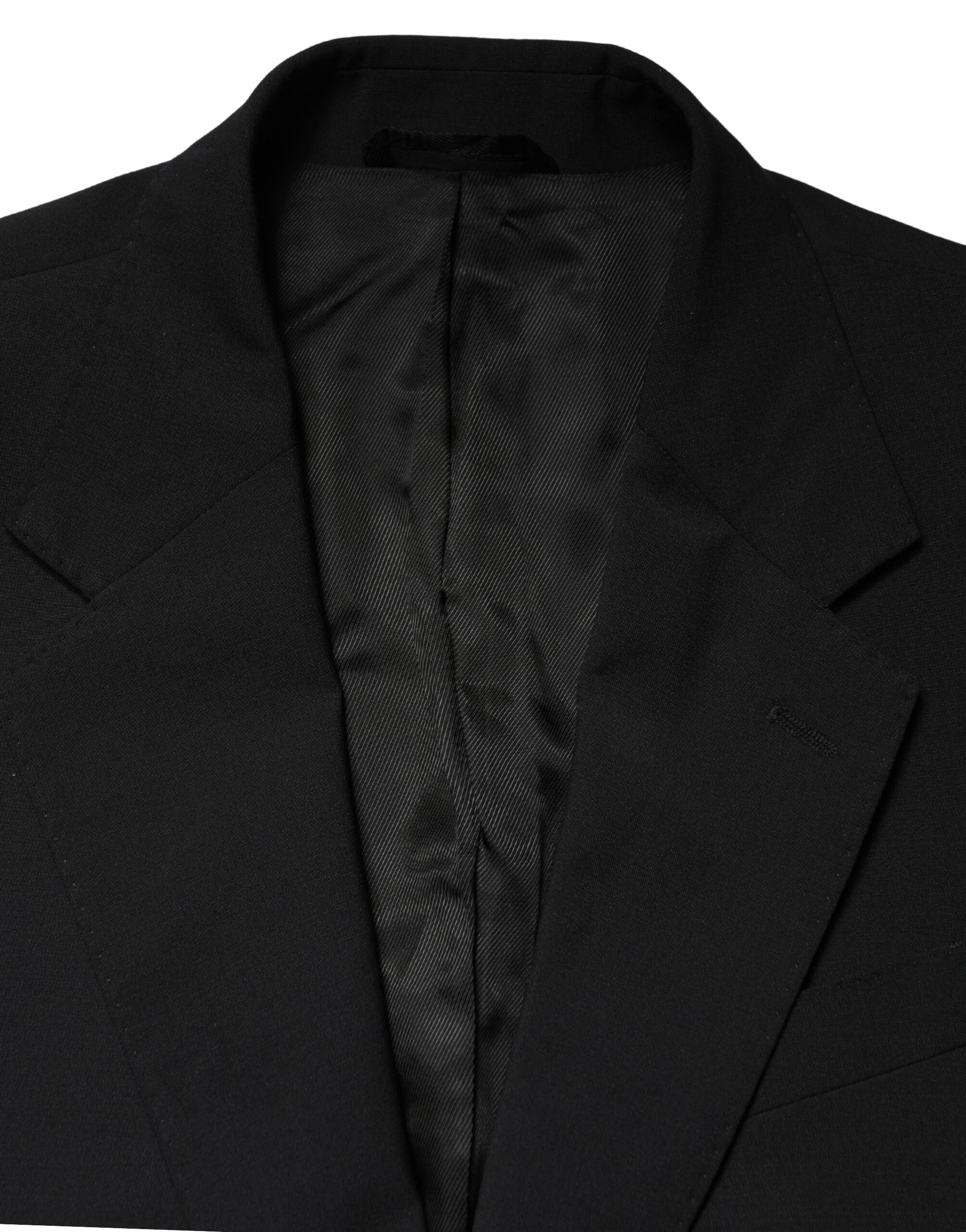Black MARTINI Single Breasted Tuxedo Blazer
