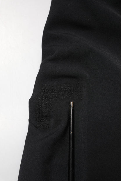 Black MARTINI Single Breasted Tuxedo Blazer