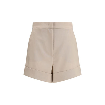 Bicolor Wool Bermuda Shorts