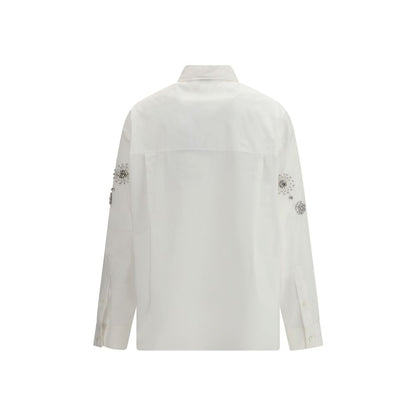 White Calf Leather Bos Taurus Shirt