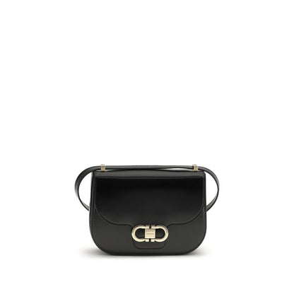 Black Calf Leather Bos Taurus Shoulder Bag