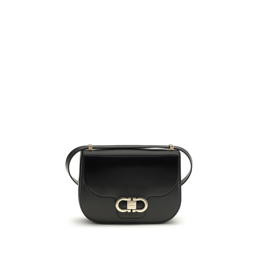 Black Calf Leather Bos Taurus Shoulder Bag