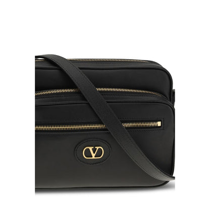 Black Calf Leather Bos Taurus Shoulder Bag