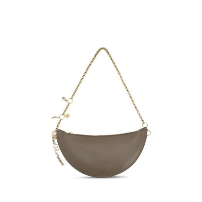 Gray Calf Leather Bos Taurus Shoulder Bag