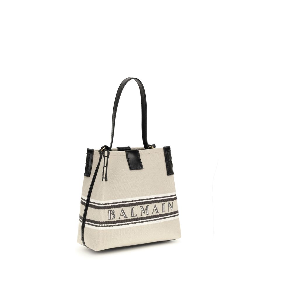 Beige Cotton Shoulder Bag