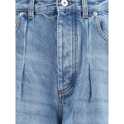 Blue Cotton Jeans Denim