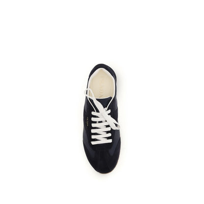 Blue Calf Leather Bos Taurus Athletic Sneakers
