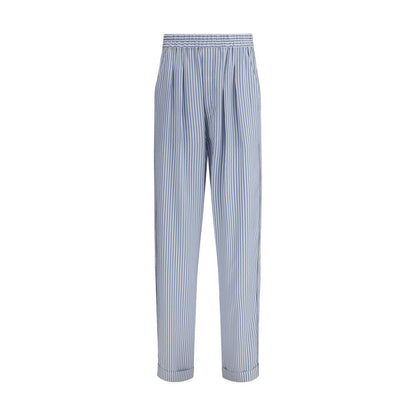 Multicolor Silk Bottoms Sleepwear