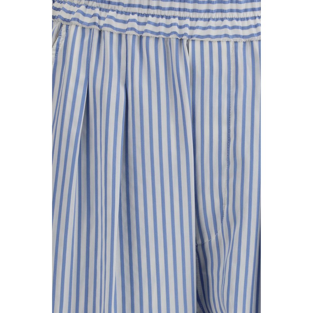 Multicolor Silk Bottoms Sleepwear