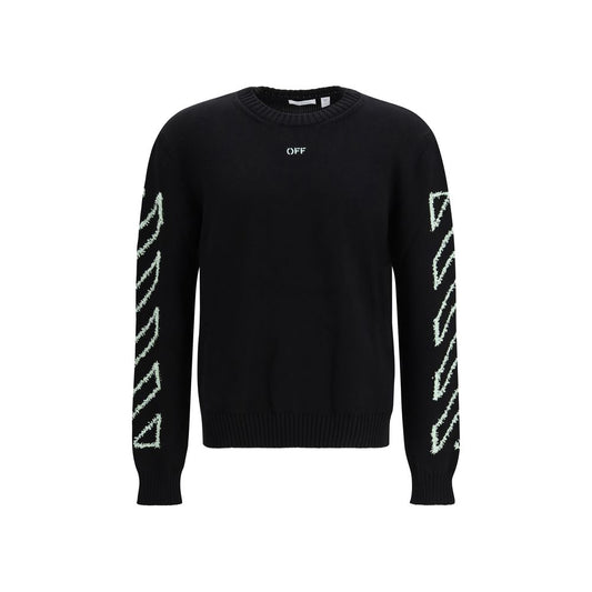 Black Cotton Sweatshirt