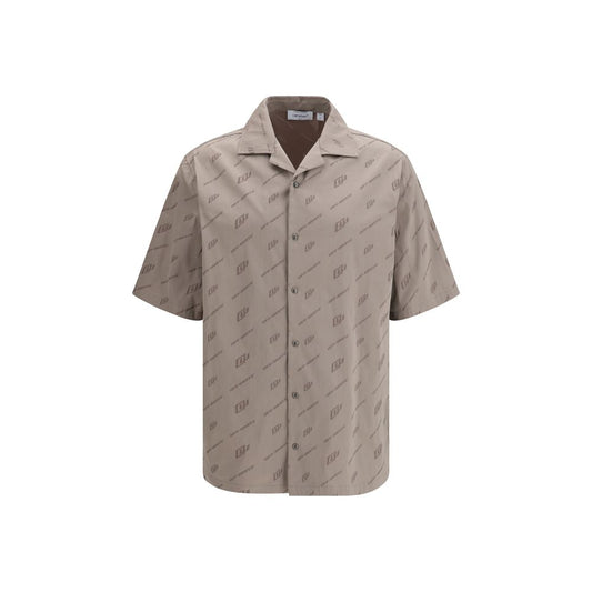 Beige Viscose Shortsleeve Shirt