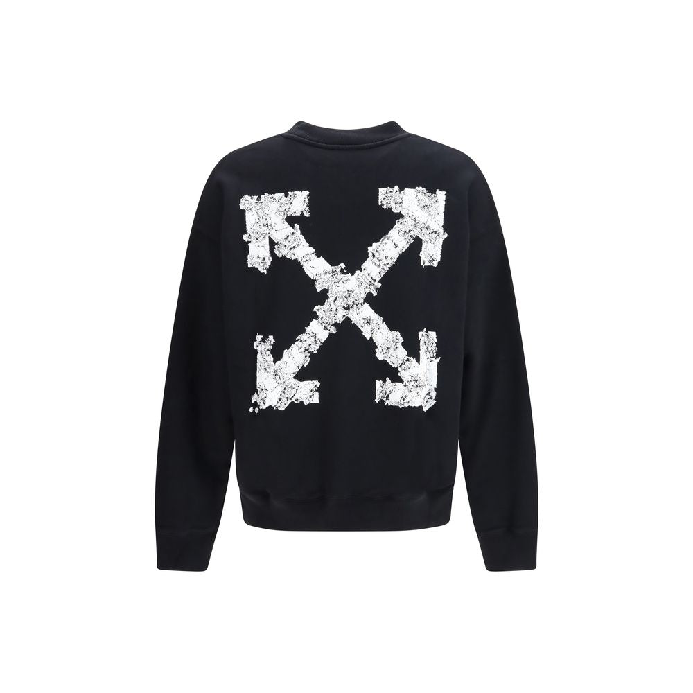 Black Cotton Sweatshirt