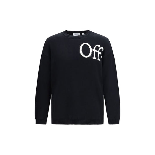 Black Cotton Sweatshirt