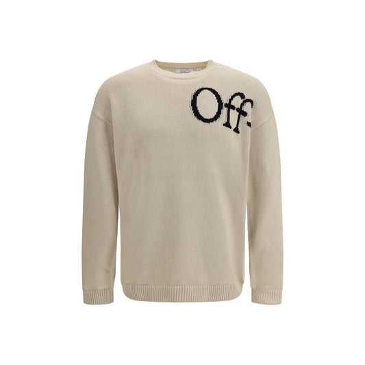 Beige Cotton Sweatshirt