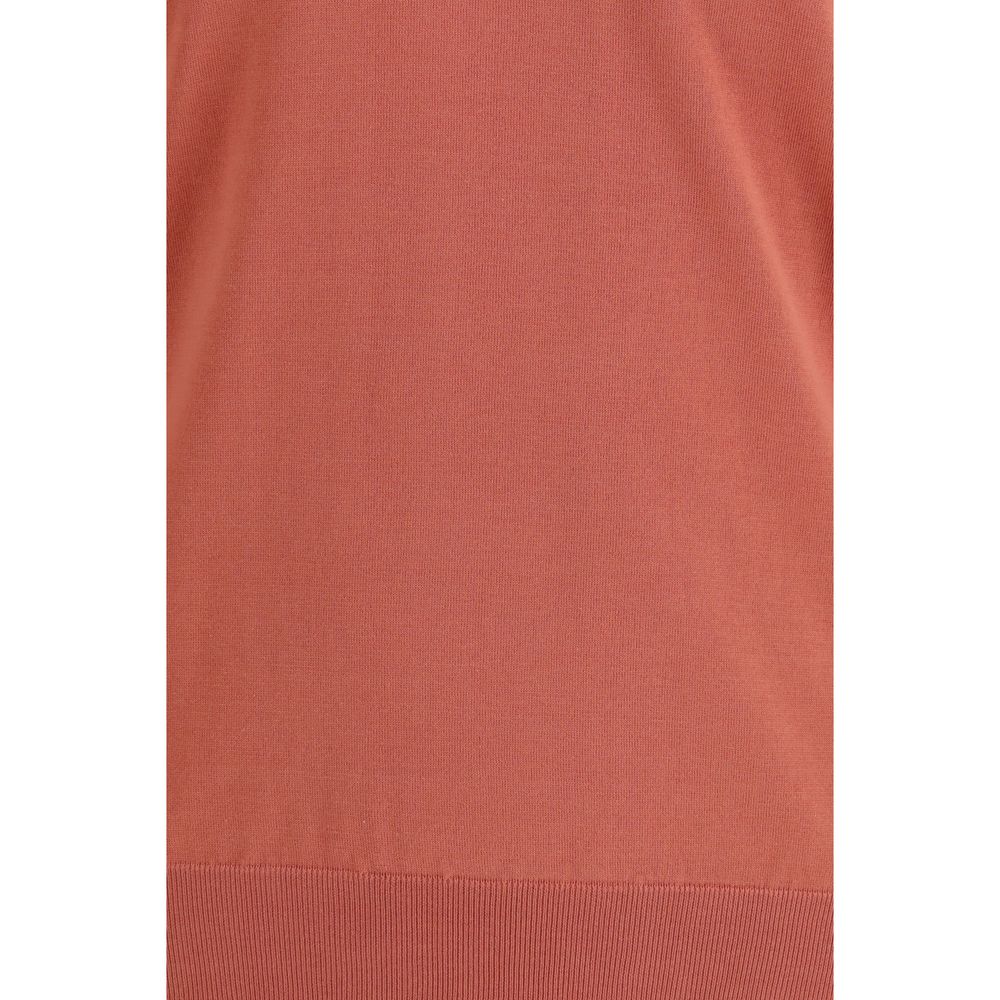Orange Cotton Sweatshirt