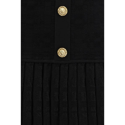 Black Viscose Cocktail Dress