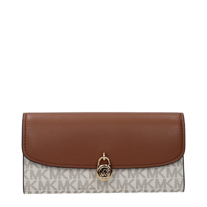 Beige Fabric Wallet