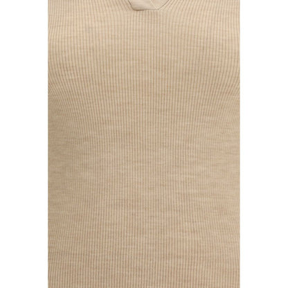 Beige Wool Shirt