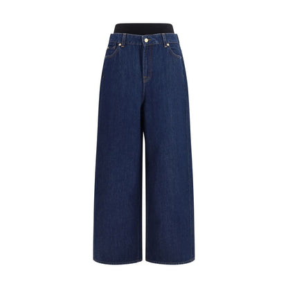 Blue Cotton Relaxed Fit Jeans