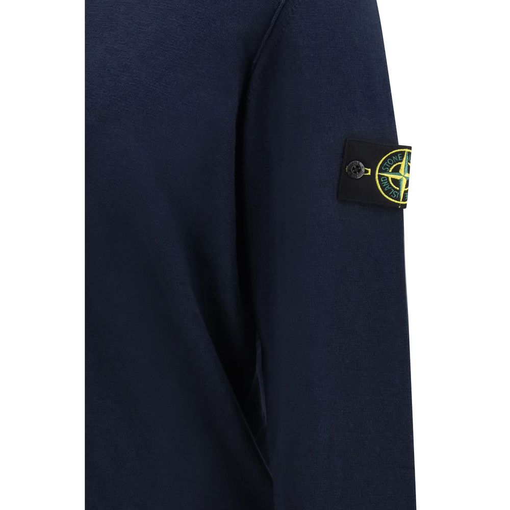 Blue Cotton Sweatshirt