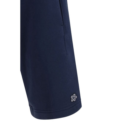 Blue Cotton Bermuda Shorts