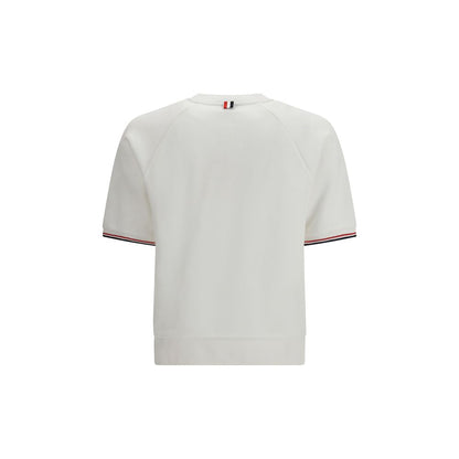 White Cotton Sweatshirt
