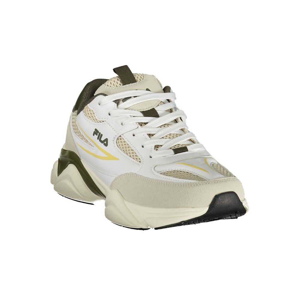 Bianco Polyester Mens Sneaker