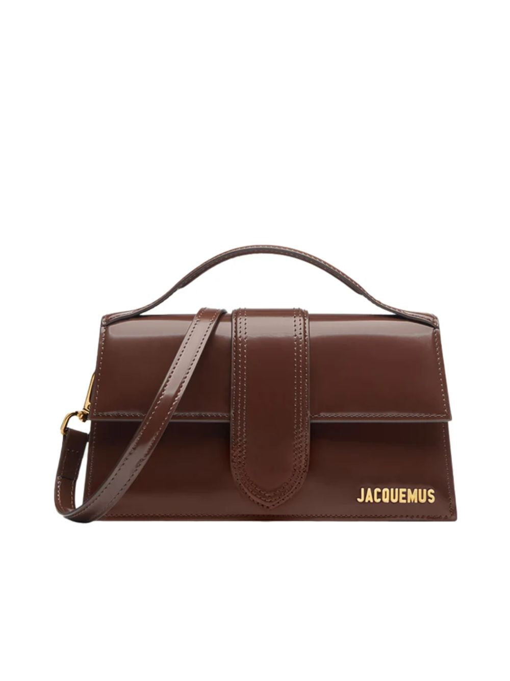 Midnight brown Leather Le Grand Bambino Handbag