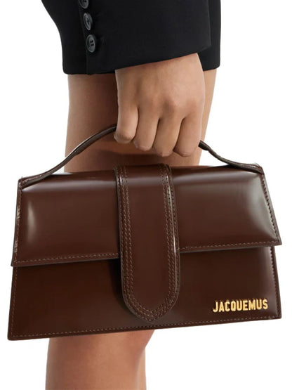 Midnight brown Leather Le Grand Bambino Handbag