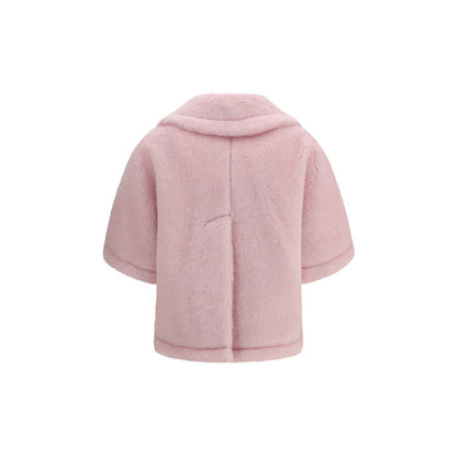 Multicolor Alpaca Vicugna Pacos Coat