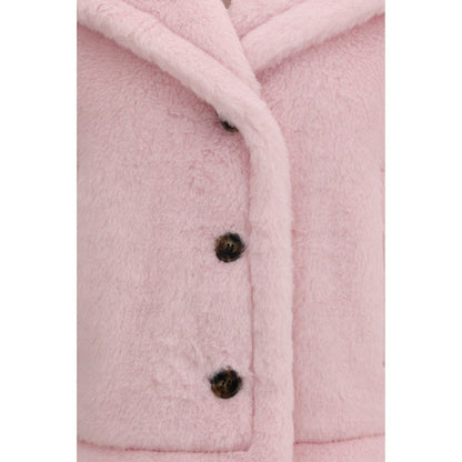 Multicolor Alpaca Vicugna Pacos Coat