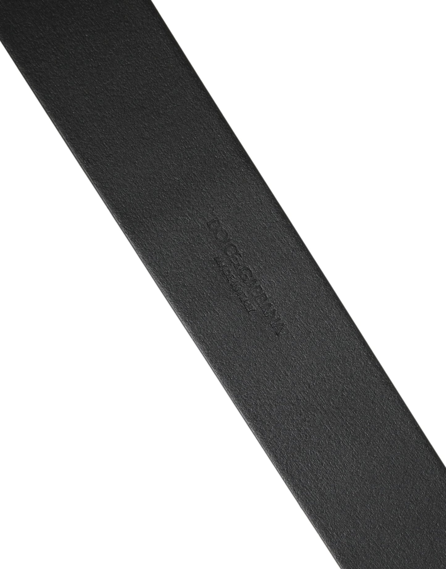 Men Black Classic Leather Metal Buckle Belt