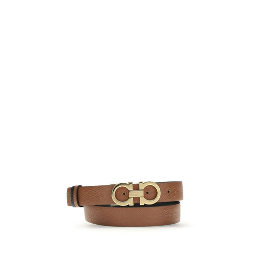 Beige Calf Leather Bos Taurus Regular Belt