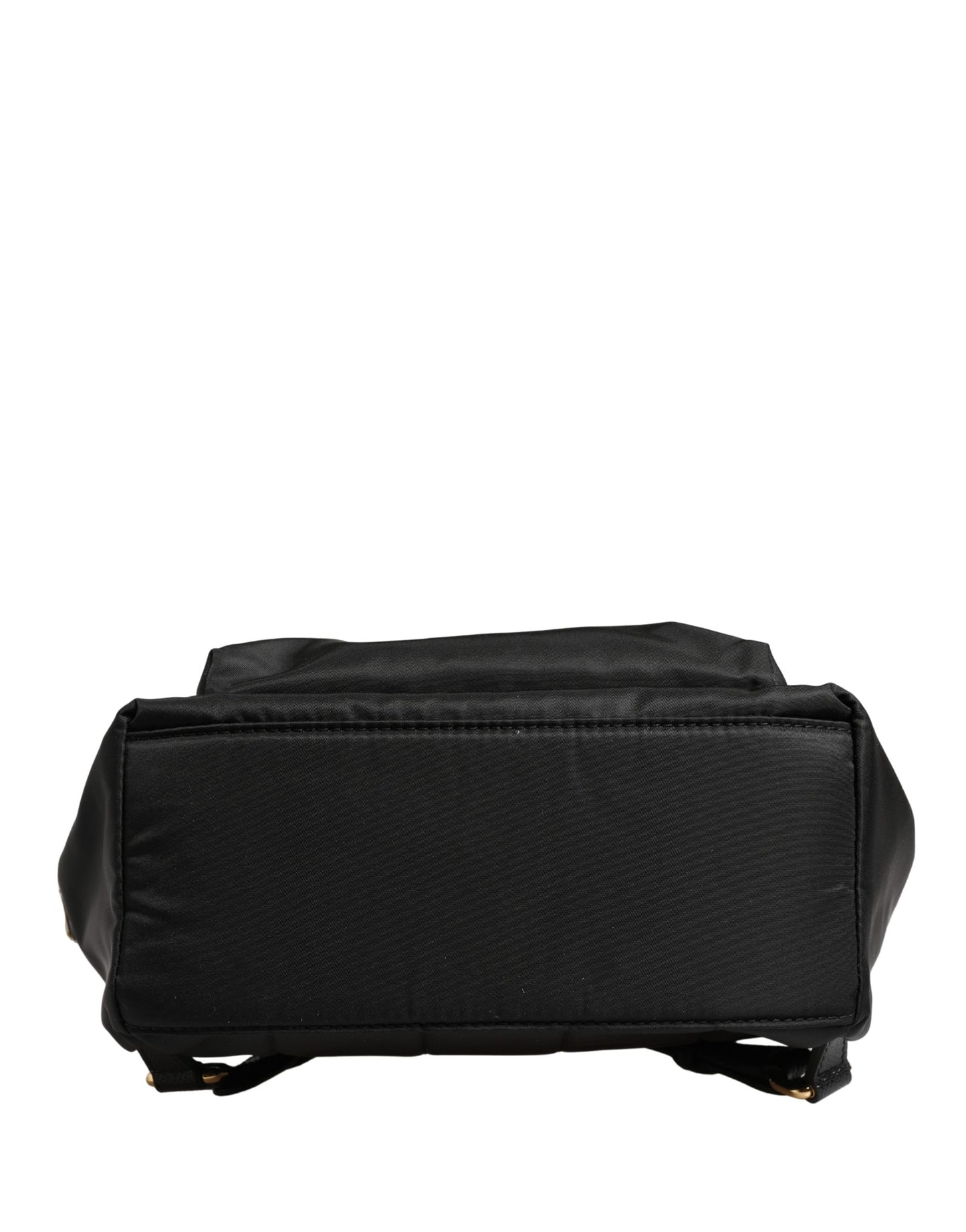 VULCANO Black Nylon #DGFAMILY Embellished Backpack Bag