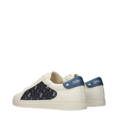 Beige Leather Low Top Sneakers