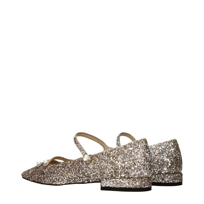 Pink Plastic Ballet Flats