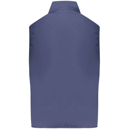 Blu Polyester Men's Vest
