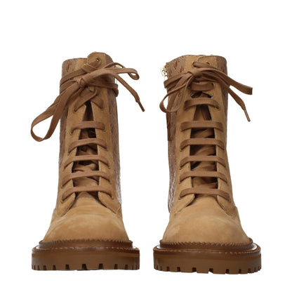 Brown Leather Ankle Boots