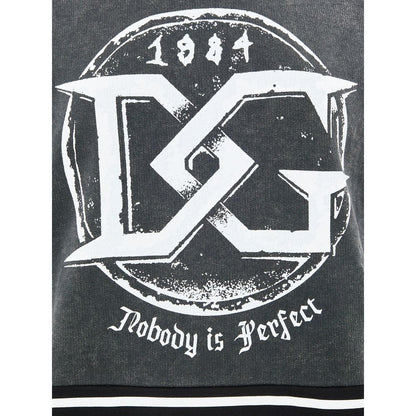 Black Cotton Sweatshirt