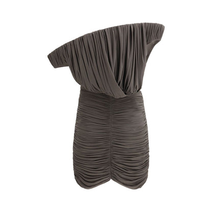 Brown Copper Casual Dress