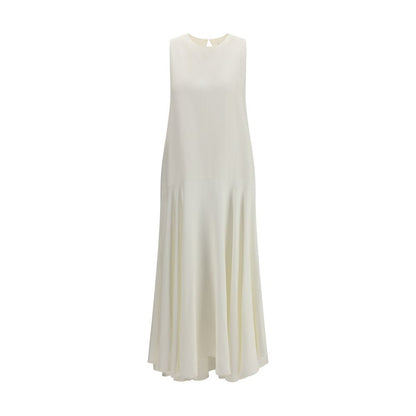White Linen Casual Dress