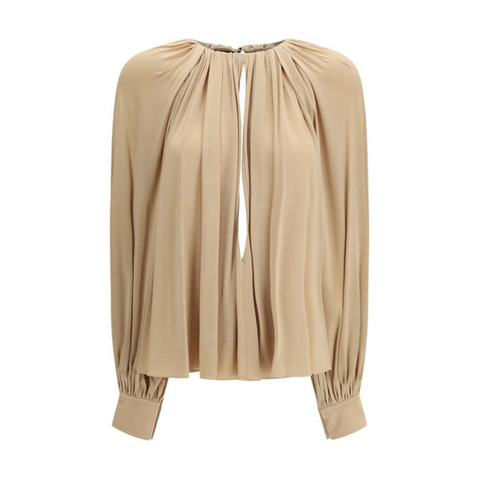Beige Viscose Blouse