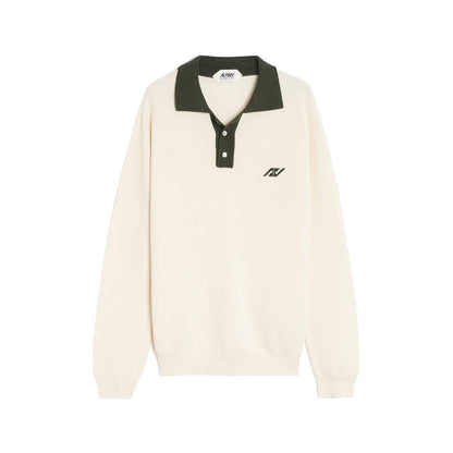 Beige Cotton Polo Shirt