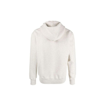 Beige Cotton Hoodie